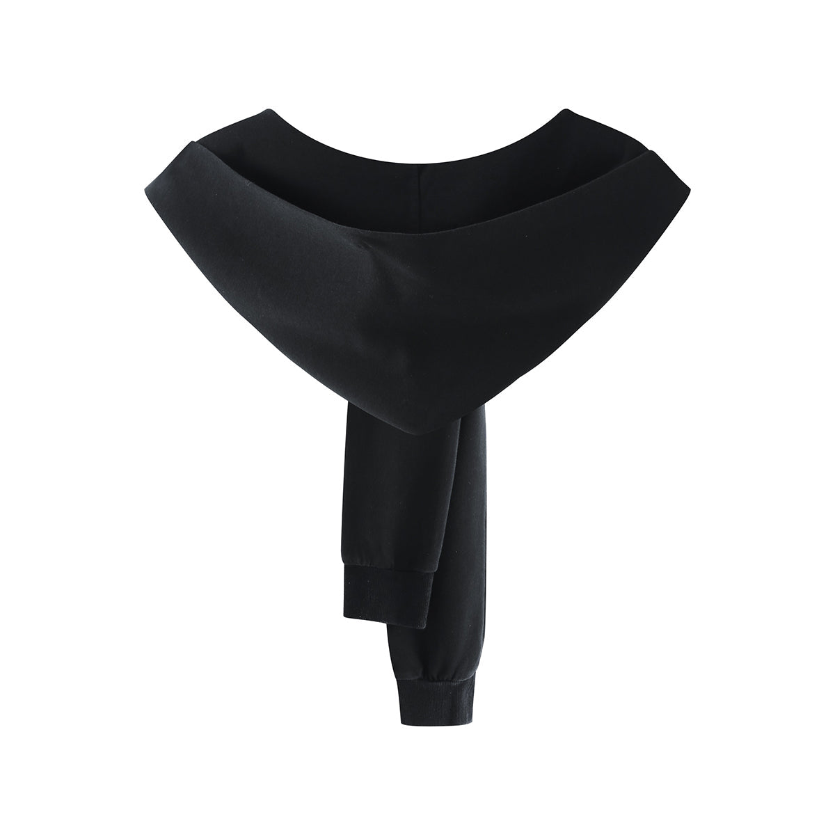 Men's Front Knot Hooded Shawl