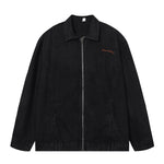 Oversized Zip-Up Denim Jacket