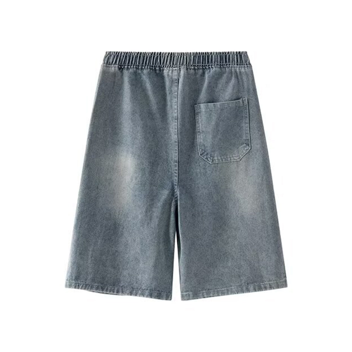 Bermudas vaqueras rasgadas con parches de camuflaje