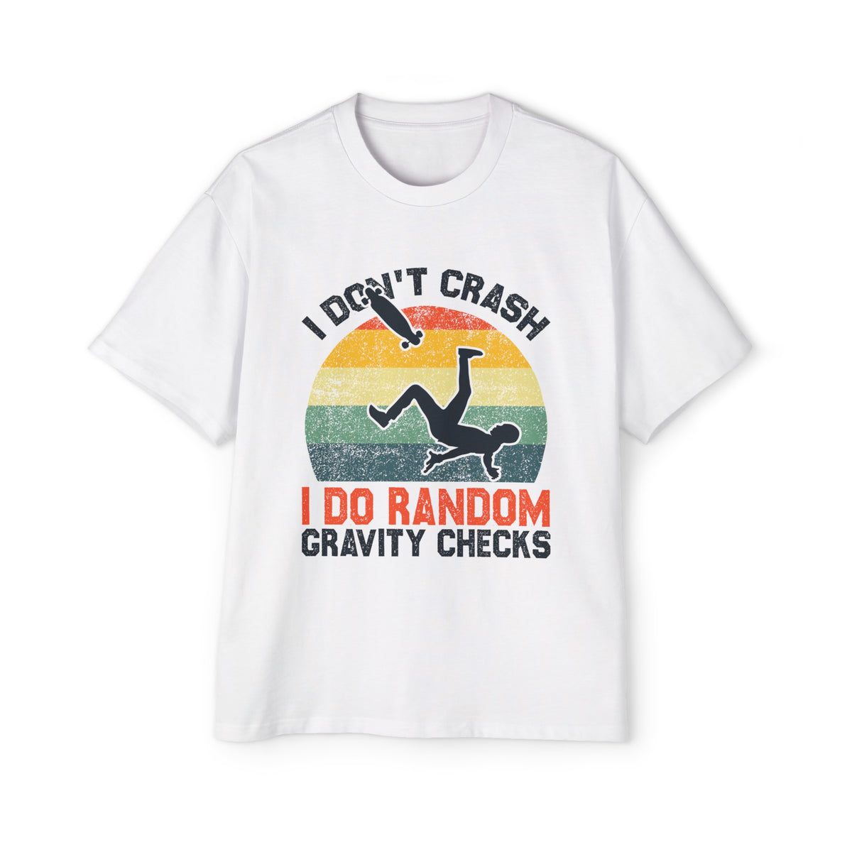 Skateboarder Wrestling Graphic Tee-INNBLAC Fashion Apparel