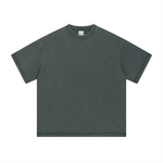 Loose Fit Distressed Cotton Tee 8oz