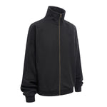Minimalist Stand Collar Zip Up Sweatshirt