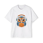 Owl Music Lover Vintage Graphic Tee-INNBLAC Fashion Apparel