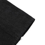 Vintage Black Zip Hem Slim Flare Jeans