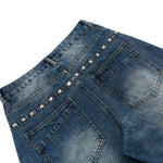 Studded Wide Leg Jeans