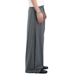 Plaid Wide-Leg Relaxed Baggy Unisex Casual Trousers
