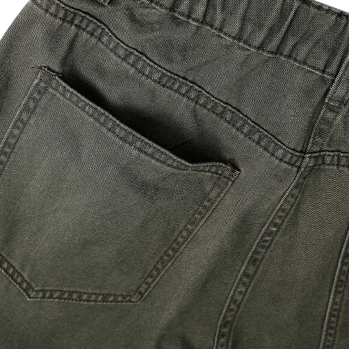Vintage Striped Corduroy Patchwork Multi-Pocket Relaxed Wide-Leg Cargo Pants