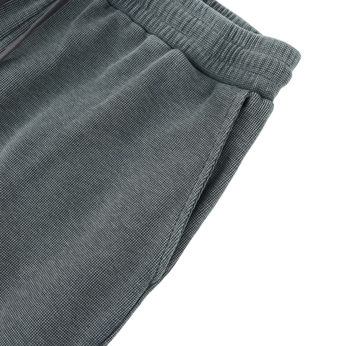 Waffle Texture Relaxed Fit Casual Pants