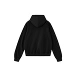 Sudadera con capucha pesada de color sólido
