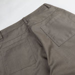 Old Money Pleated Button Detail Wide Leg Trousers