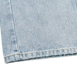 Washed Whiskered Balloon Fit Denim Jeans