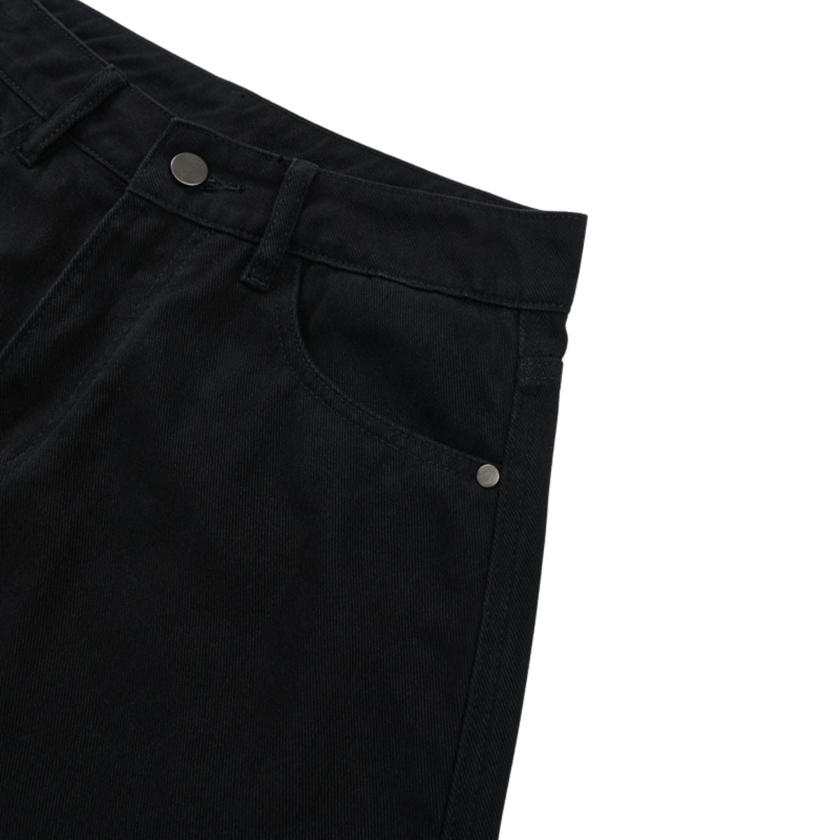Voluminous Wide‑Leg Twill Casual Pants