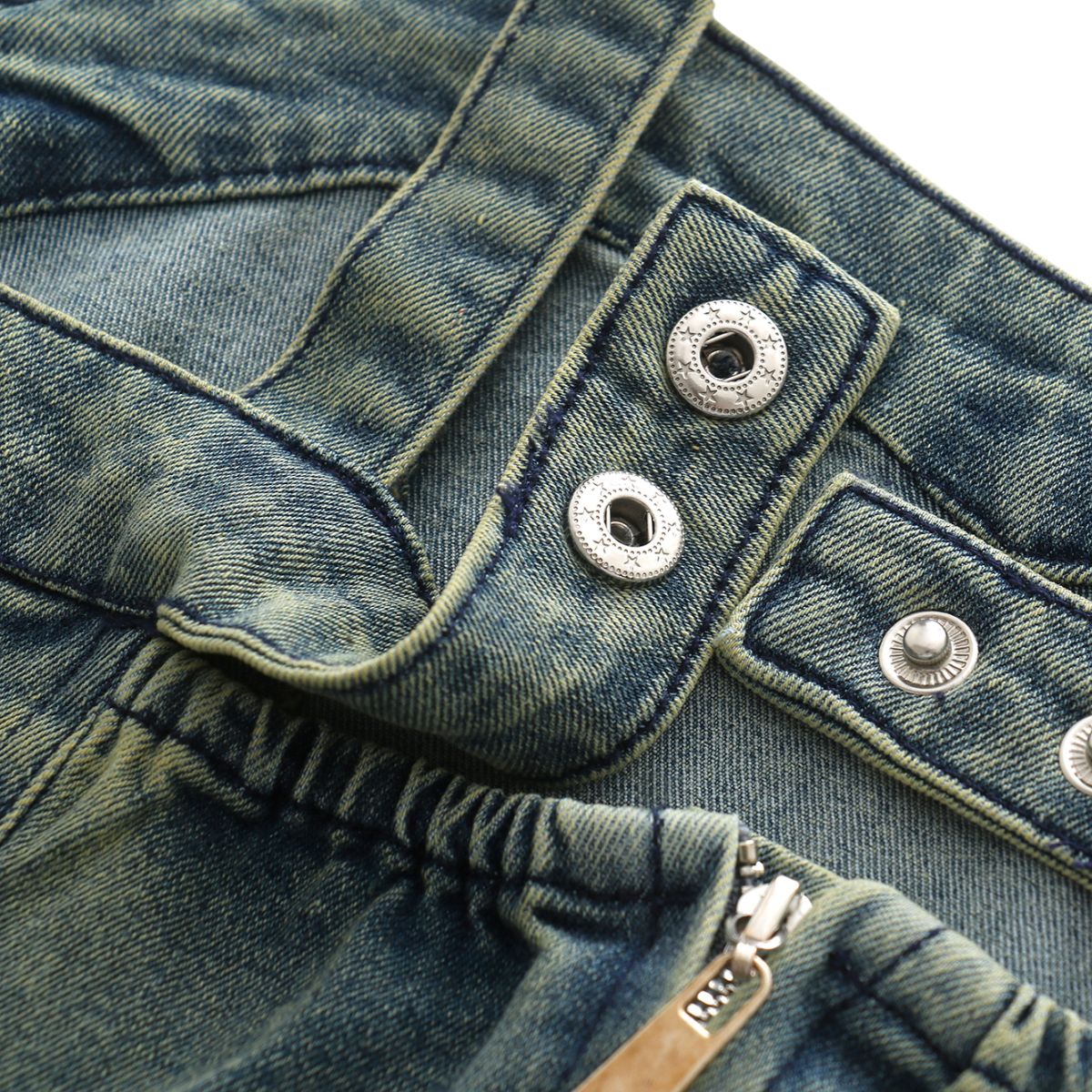 Vintage Wash Strappy Denim Maxi Dress