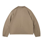 Curved Sleeve Modal French Terry Long Sleeve Tee