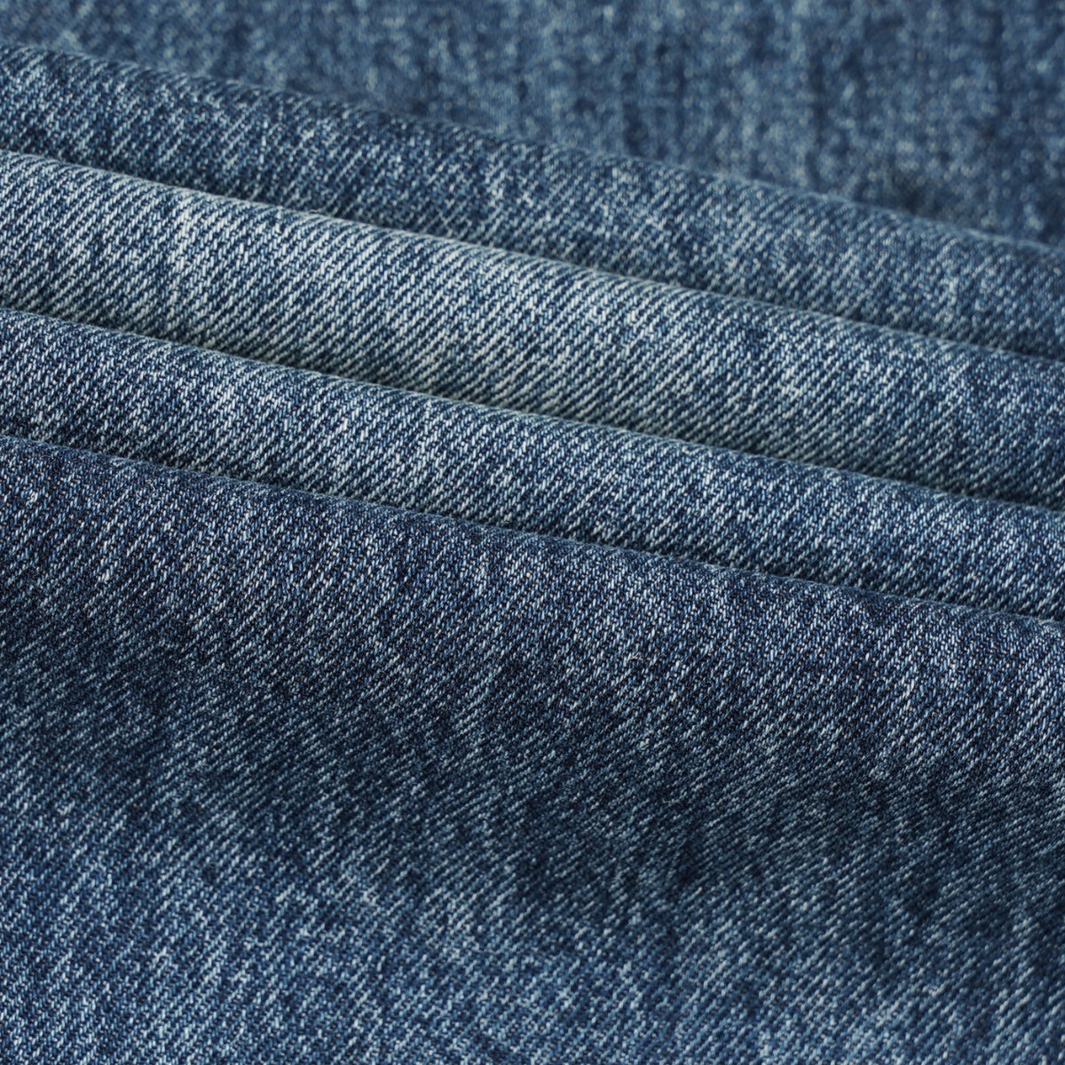 Vintage Blue Cat Whisker Studded Baggy Jeans
