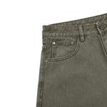 Vintage Washed Curved‑Seam Baggy Wide‑Leg Trousers