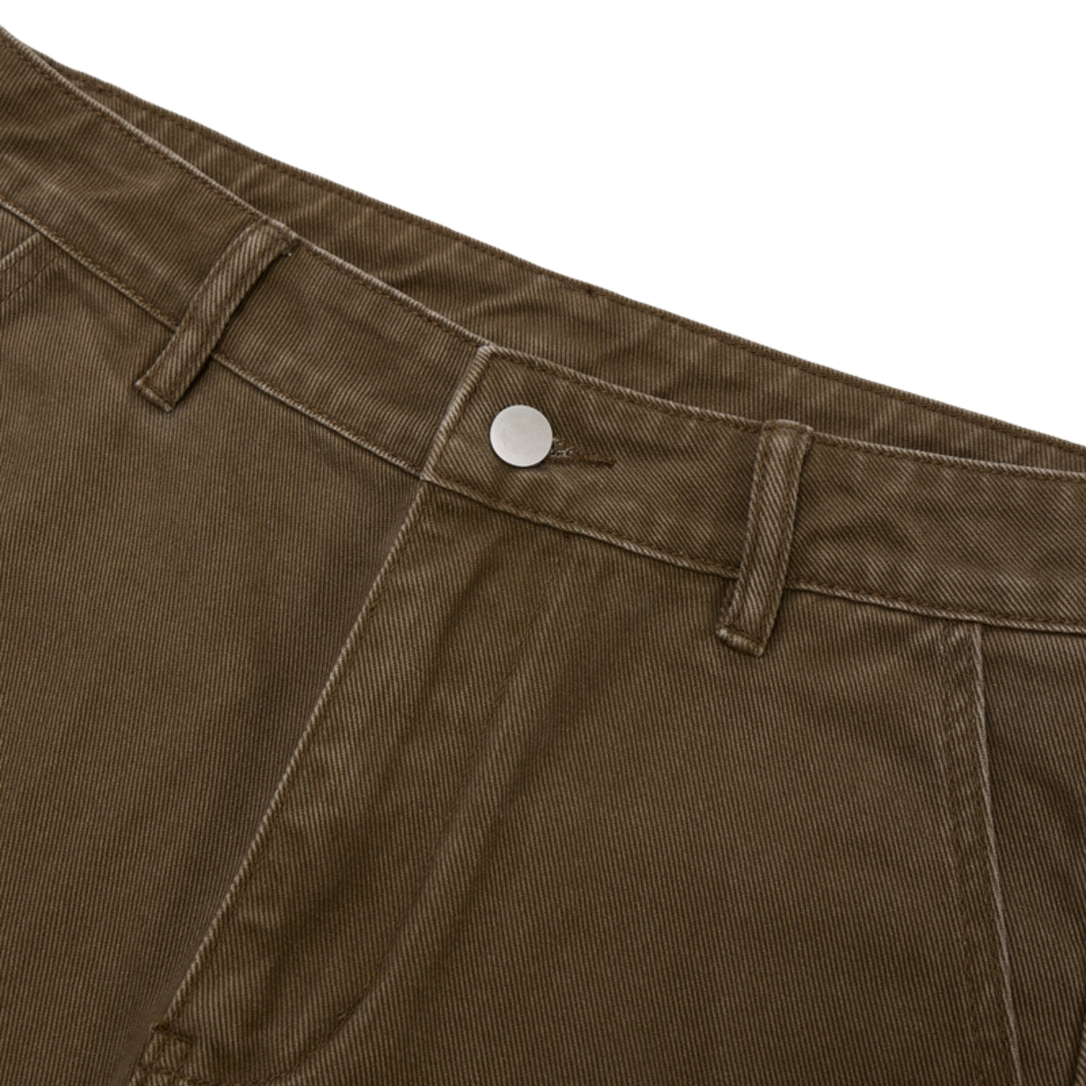 Vintage Washed Cleanfit Straight Cut Wide Leg Denim Shorts