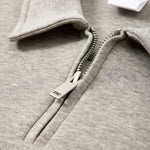 Quiet Luxury Old Money Half Zip Polo Sweatshirt