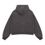Dual Zipper Fleece Hooded Streetwear Hoodie