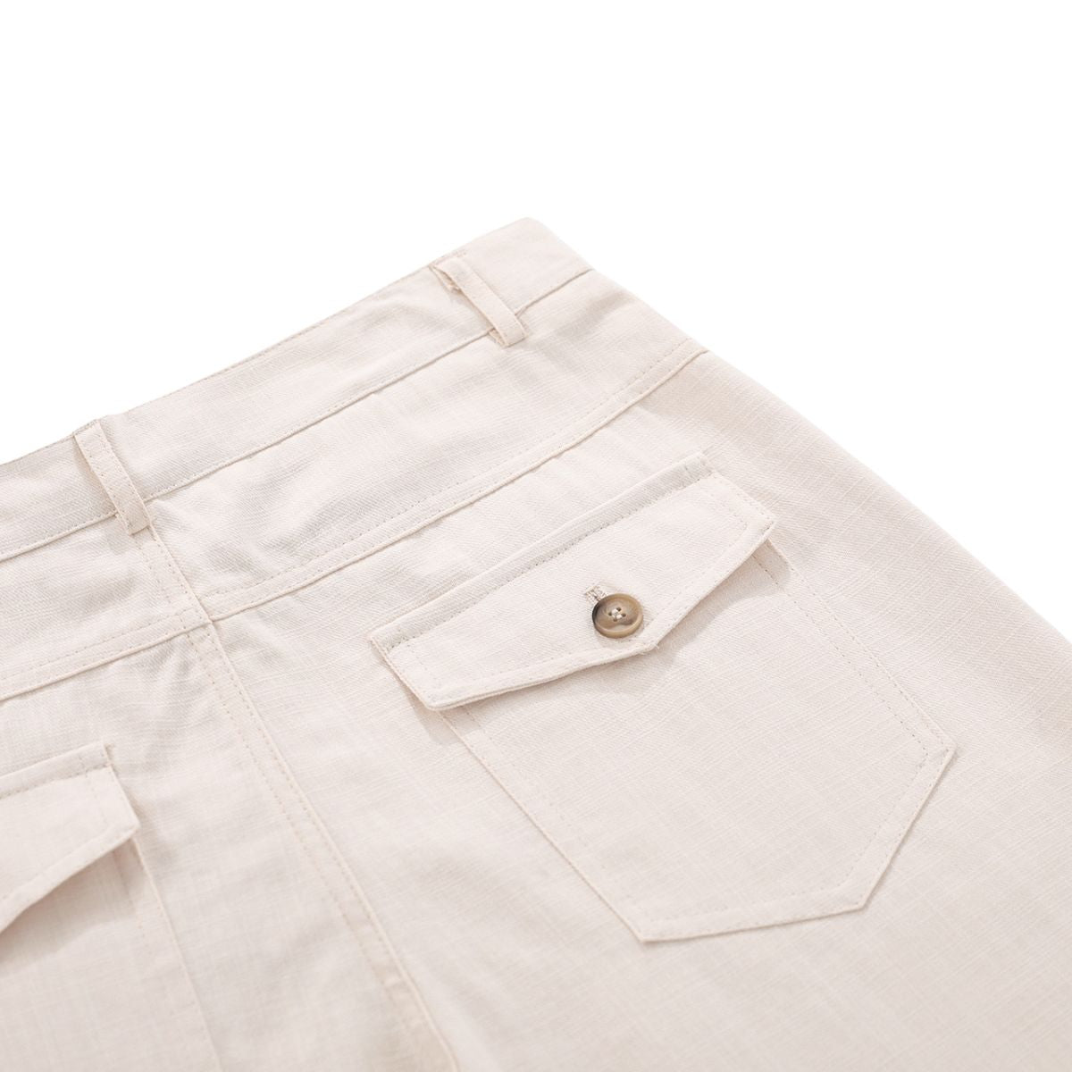Old Money Lyocell Blend Slim Flare Trousers
