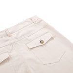 Old Money Lyocell Blend Slim Flare Trousers