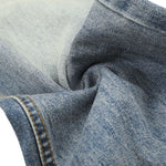 Constructed Decorative Pocket Relaxed Fit Jeans