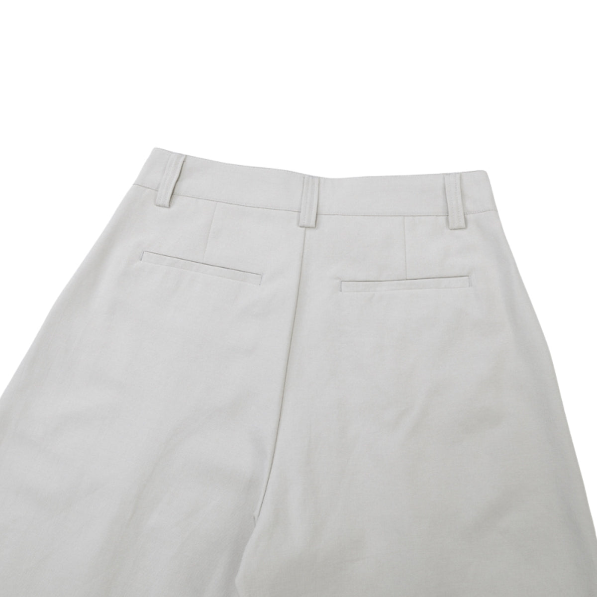 Minimalist Wide-Leg Pleated Pants