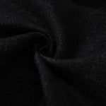 Raw Denim Deconstructed Wide Leg Denim Shorts