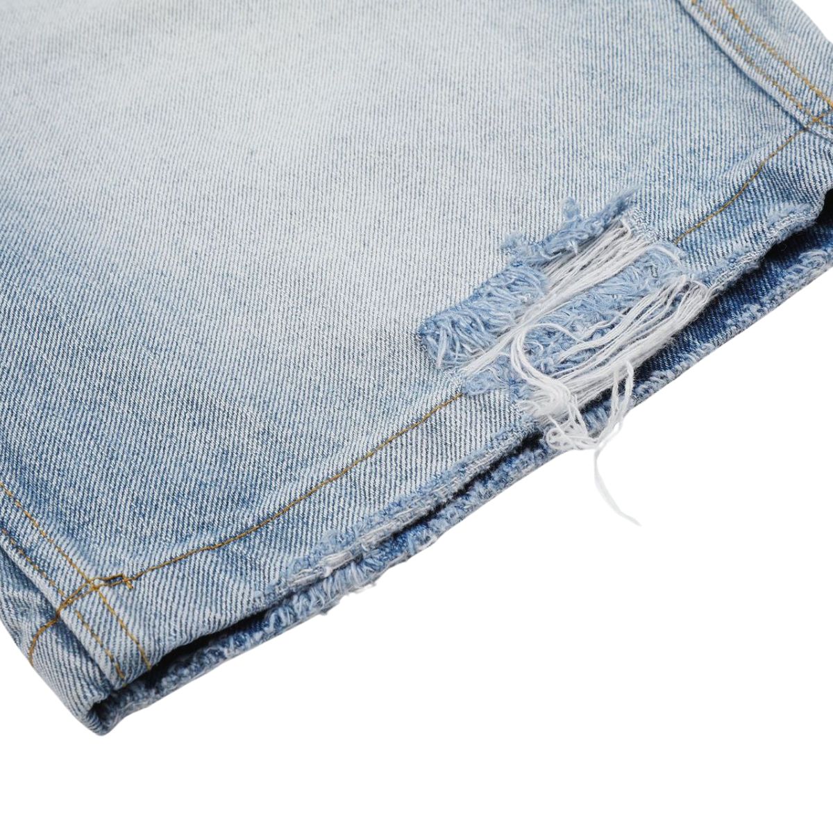 Vintage Distressed Relaxed Denim Shorts