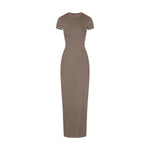 Vintage Wash Ribbed Tee Maxi Dress