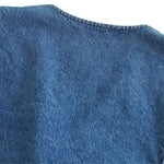 Shorts vaqueros con mariposas bordadas y adornados con perlas