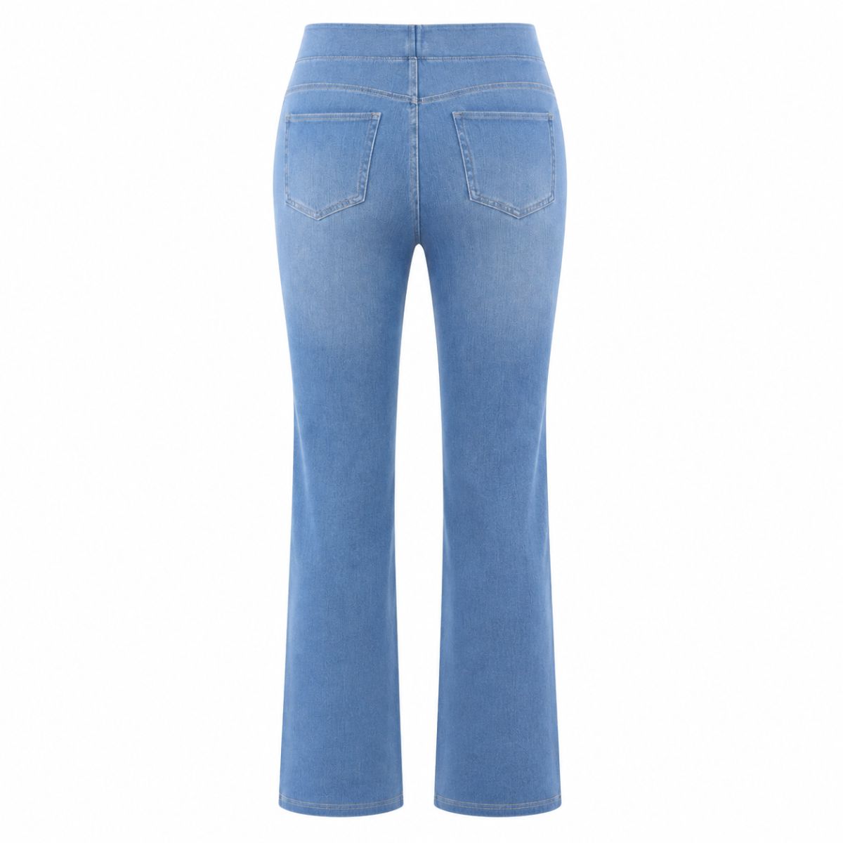 Vintage Washed High Waist Straight Leg Jeans