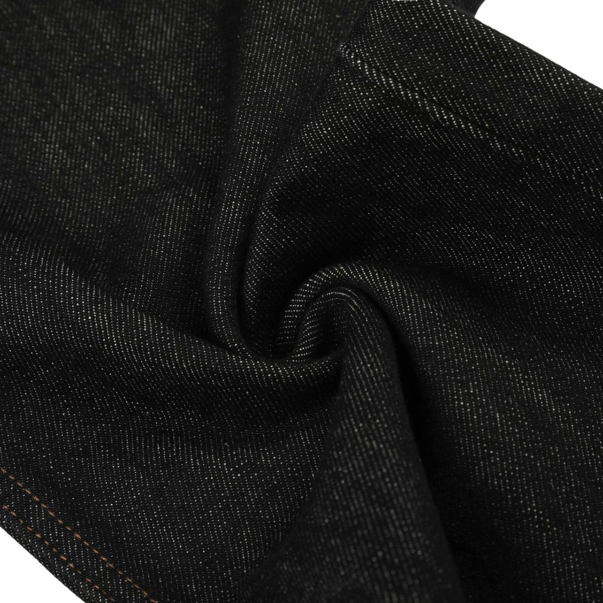 Raw Black Relaxed Straight Leg Vintage Denim Jeans