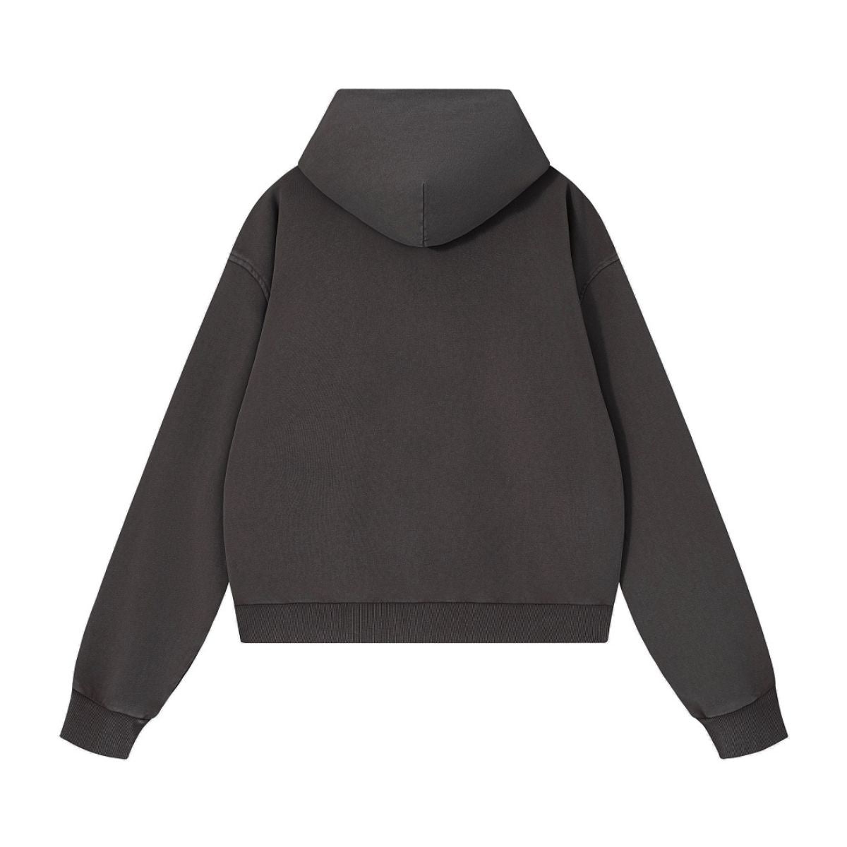 Washed Distressed Loose Casual Hoodie