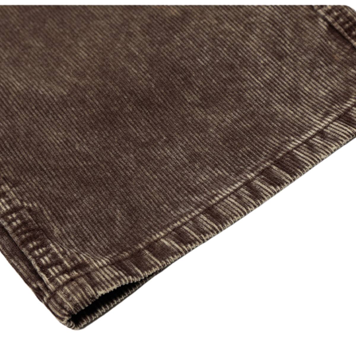 Retro Washed Corduroy Baggy Straight-Leg Pants