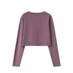 Washed Distressed Kanjha‑Su Seam‑Spliced Crew Neck Sweatshirt