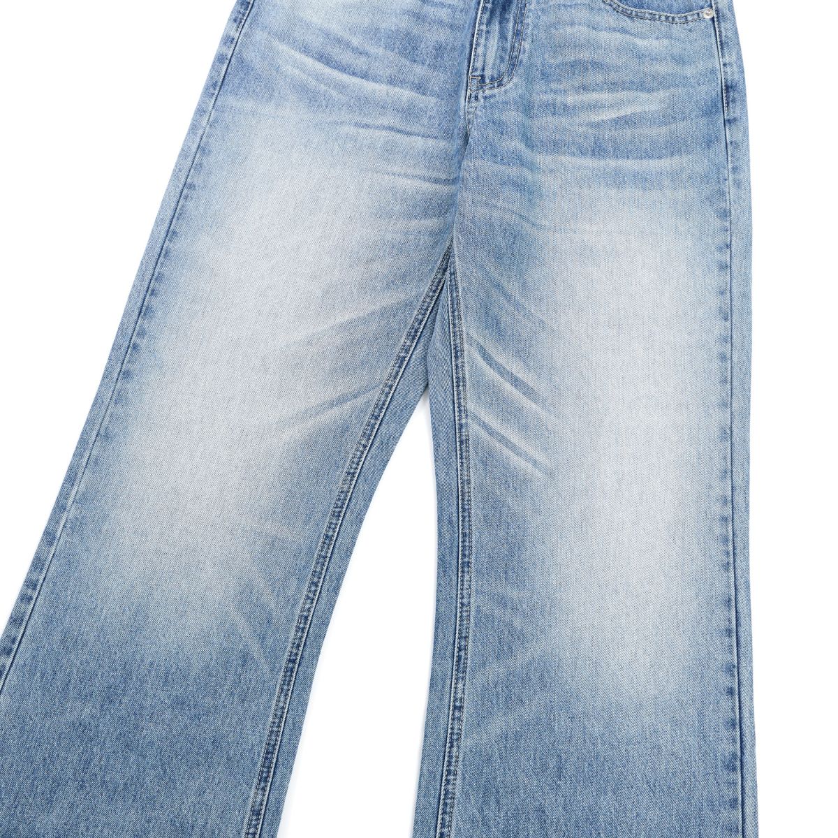 Whiskering Process Vintage Denim