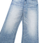Whiskering Process Vintage Denim
