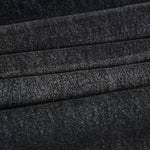 Faded Crackle Wash Baggy Curved Leg Denim Jeans
