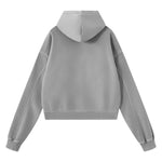 High‑Quality Terry Washed Distressed Hoodie