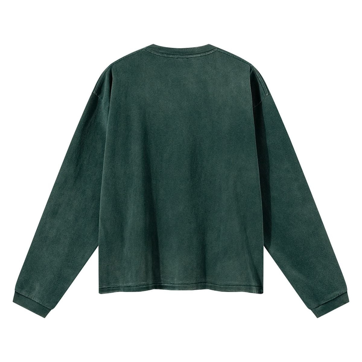 Heavyweight Vintage Brushed Washed Long Sleeve Tee
