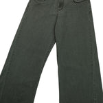 Relaxed Bootcut Pants With Reverse‑Pocket Washed‑Out Fade