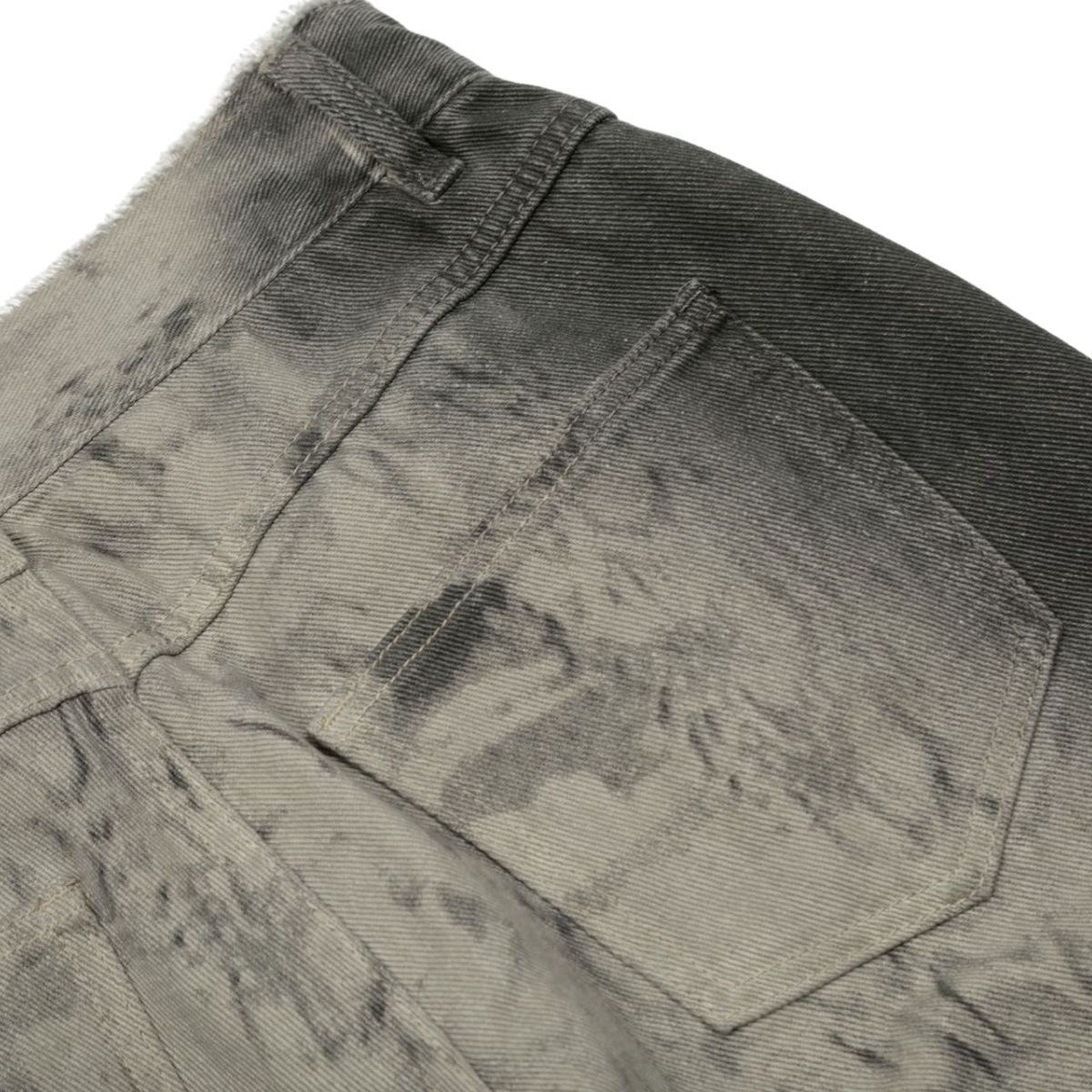 Smoke Rise Vintage Wash Raw Hem Straight-Leg Jeans