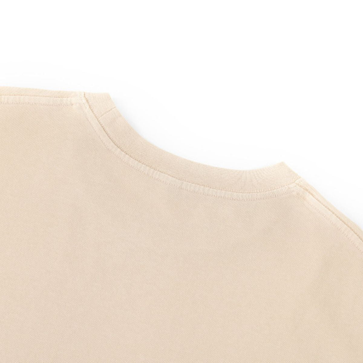 Snowflake Washed Raw Edge Boxy Cropped Tee