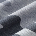 Star Camo Cropped Slim Fit Long Sleeve Layering Base Top