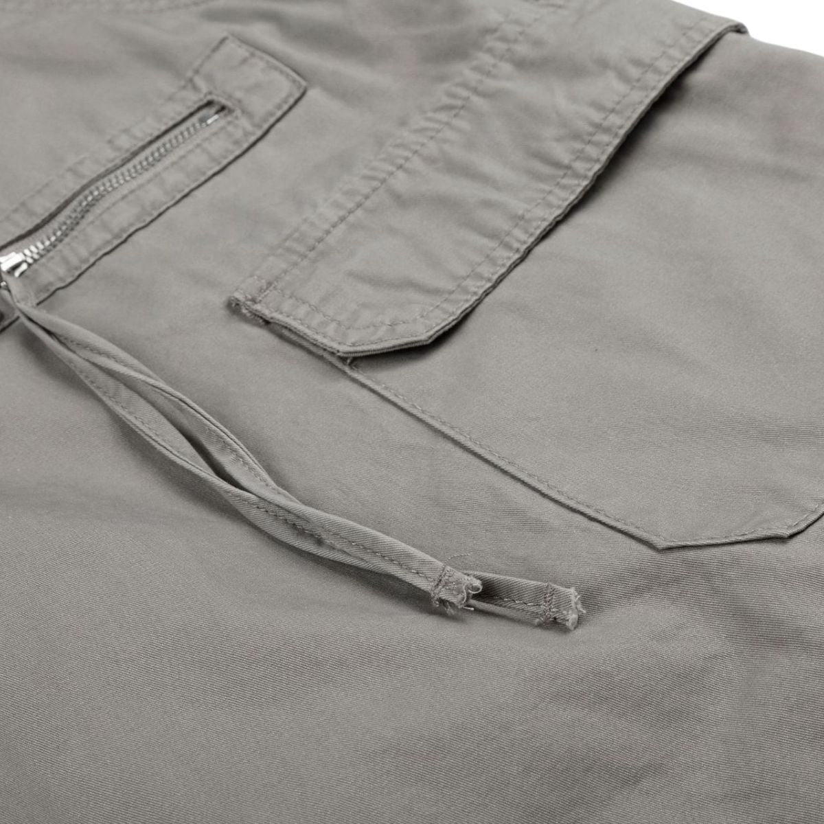 Cotton Multi-Pocket Utility Bermuda Cargo Shorts