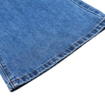 Vintage Blue Wide Leg Washed Denim Jeans