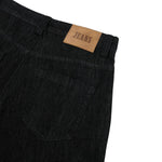 American Retro Black Pleated Jeans