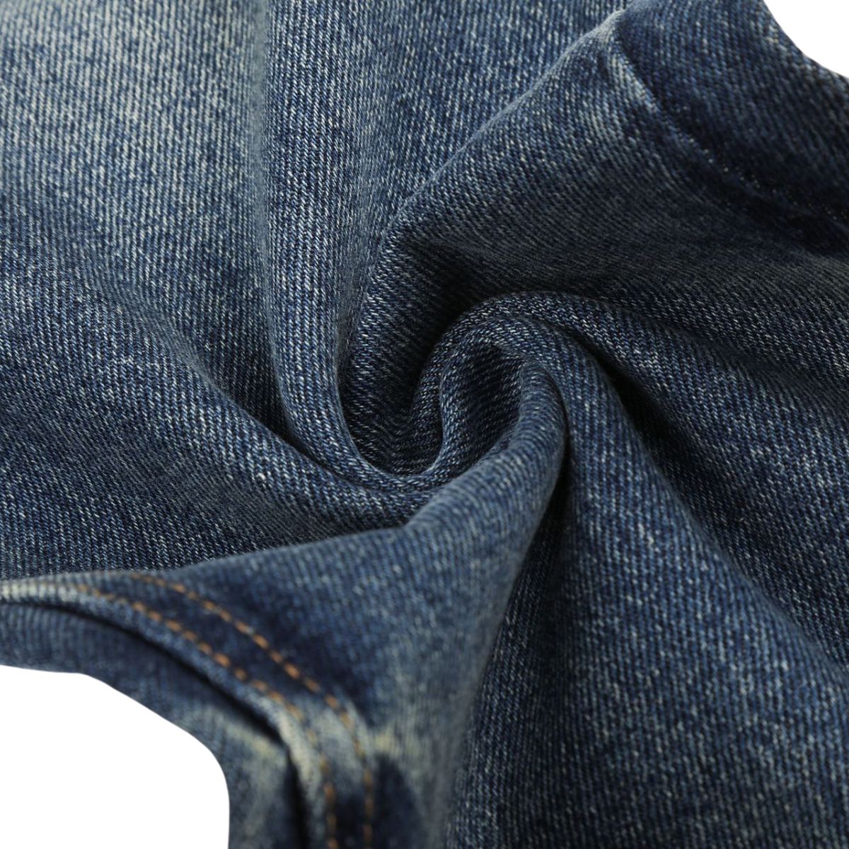 Rivet Lightning Pattern Micro Flare Vintage Denim Jeans