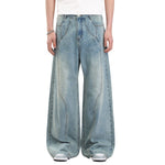 Streetwear Relaxed Straight-Leg Workwear Jeans